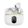 Bluetooth In-Ear Hörlurar, Trådlösa Hörlurar för iPhone och Android vita white