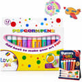 Miniatyrbild 8 av 9: 3D Bubble Pen Puffy Paint Popcorn-pennor set, Popcorn-ritpennor, 24 st 24 PC