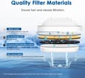 Miniatyrbild 5 av 7: 6-pack ersättningsvattenfilter kompatibelt med alla Brita 6-pack 6-pack