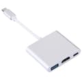 Miniatyrbillede 3 af 7: Adapter USB 3.1 Type-C han til USB-C, HDMI & USB 3.0 hun - stk