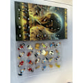 Miniatyrbild 2 av 2: Gos- Ny VM 2024 adventskalender Fotbolls-VM Jul Blind Box Messi, Haaland, Mbappe，Cairo etc A