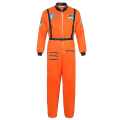 Miniatyrbillede 1 af 5: Astronaut Kostume Rumdragt Til Voksen Cosplay Kostumer Lynlås Halloween Kostume Par Flyvedragt Plus Størrelse Uniform -a Orange til Mænd Orange for Men L