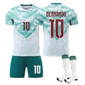 2026 VM Portugal fodboldtrøjer Børn og voksne udebane 10 Bernardo S