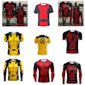 Pikkukuva 1 / 2: Gos- Hero-hahmo Wolverine Deadpool Coswear Athletic Fitness -asu Tiukka pitkähihainen T-paita Deadpool short-sleeved S