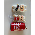 Pikkukuva 3 / 3: Labubu Macaron Monster Avaimenperä Jännittävä hirviö Macarons Vinyyli Face Pehmo Avaimenperät Taide Keräilyesineet Lelut Lahjat baariin cola Färg Slumpmässig