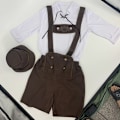 Miniatyrbilde 2 av 6: Gos- Tyskland Oktoberfest kostyme Herre voksen scene kostymer M