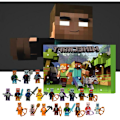 Miniatyrbild 1 av 3: Gos- Julkalender 2024 Minecraft, 24 Dagar Leksaksfigurer Byggklossar Nedräkningskalender, Pojkar Överraskningsgåva Minecraft