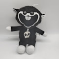 Miniatyrbild 2 av 2: Gos- Nya nightmare critters mardröm lamm docka mardröm lamm plysch docka Skin-eyed black sheep