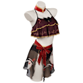 Pikkukuva 6 / 7: Mub- Genshin Impact HUTO Cosplay-asu Uimapuku Asuja Halloween-karnevaaliasu A G A M