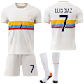 Miniatyrbild 1 av 2: Gos- Landslaget colombianska 50-årsjubileum edition fotbollströja set 7 LUIS DIAZ #26