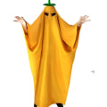 Miniatyrbillede 6 af 6: Mub- Halloween Fest Græsskar Kappe Børn Voksen Bold Sjovt Græsskar Cosplay Kappe Engros Som Billedet Viser G As Picture Shows 6-7t