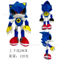 Miniatyrbillede 2 af 2: Mub- Sonic the Hedgehog Plyslegetøj Plysdukke Rygsæk Taler Pindsvin Dukke 28CM-MECHANICAL