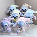 Pikkukuva 3 / 4: Stitch Macaron Monster Avaimenperä Jännittävä hirviö Macarons Vinyyli Face Pehmo Avaimenperät Stitch Färg Slumpmässig