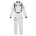 Miniatyrbillede 1 af 5: Astronaut Kostume Rumdragt Til Voksen Cosplay Kostumer Lynlås Halloween Kostume Par Flyvedragt Plus Størrelse Uniform - En Hvid Til Kvinder White for Women XL