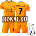 Pikkukuva 1 / 2: Gos- 2425 Real Madrid Vieras Jalkapallopaita Set Orange 7 RONALDO #M