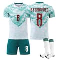 2026 VM Portugal fodboldtrøjer Børn og voksne udebane 8 B.Fernandes L