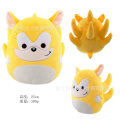 Miniatyrbillede 2 af 2: Mub- Sonic the Hedgehog Plyslegetøj Plysdukke Rygsæk Taler Pindsvin Dukke Gold Sonic Throw Pillow