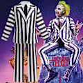 Pikkukuva 1 / 6: Gos- Halloween-asu Underworld Archmage Beetle Juice Cosplay 140cm