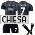 Miniatyrbillede 1 af 2: Juventus 22-23 Fodboldtrøje Voksentræningssæt CHIESA 7 XS G