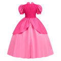 Pikkukuva 4 / 7: Mub- Lasten prinsessamekko Halloween joulujuhlat asu Super Brothers -asu tytöille juhliin D G 1 Size 130cm=6-7Years