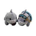 Gos- Jeff The Land Shark Plus pehmolelu hain hahmo pehmonukke riipus 2kpl