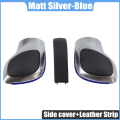 Miniatyrbild 1 av 5: Krom Matt cap COVER ABS Växelspaksknopp Passar till Volkswagen VW Golf MK6 MK7 R GTI-Matt Silver-Blå 1 Matte Silver-Blue 1