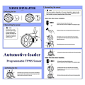 Miniatyrbild 4 av 5: 4PCS 103460200A TPMS (däcktrycksövervakning) för alla 2021+ Tesla (X,Y,S &