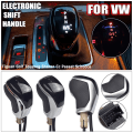 Miniatyrbild 5 av 5: DSG AT LED Synkronisera elektronisk display Växelspaksknopp Växelspak Handboll för Golf 6 Jetta MK5 MK6 Tiguan Polo-Röd-Krom Red-Chrome