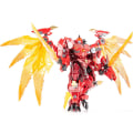 Miniatyrbild 3 av 7: Ny Jinbao Transformation Flame Dragon 8871 KO Red Dragon Deformation Figurleksaker Modell PE DF07 DF-07 Blue without box