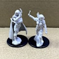 Miniatyrbild 1 av 7: Lot Pathfinder Battles Deep Cuts Nolzur's Fighter Orc Druid Pirates Goblin Wolf Rogue Monk Brädspel Miniatyrer Miniatyrer Leksaker Female Rogue