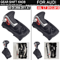 Miniatyrbild 3 av 5: För Audi A4 B8 A5 Q5 2009 2010 2011 2012-2014 Bil Automatisk växelspak Växelspaksknopp Damask Stövel Läder Cover-A6 C6 A6 C6