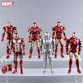 Miniatyrbild 2 av 5: ZD Toys LED Light Iron Man MK1 MK2 MK3 MK4 MK5 MK6 MK7 MK43 MK50 7" film actionfigur Tony Stark Legends Toys MK2 LED