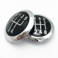 Miniatyrbild 2 av 5: Växelspaksknopp Emblem Badge Top Cap Cover Case För Volkswagen VW Passat B6 2005-2011 Bilstylingtillbehör-5-växlad 5 Speed