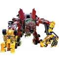 Miniatyrbild 6 av 7: AOYI 8in1 BMB KO Studio Series SS Devastator Transformation Action Figur Barnleksaker Mästerverk Filmmodell Deformation Bilrobot DD02