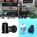 Miniatyrbild 3 av 7: Bil Lastbil 12V Ström Dubbel 2 Port USB Mini Laddare Adapter Snabbladdning Billaddare För IPhone IPad Dubbel Usb Billaddare Adapter WHITE
