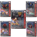 Miniatyrbild 5 av 7: BPF 5IN1 Transformation G1 Robotleksak Dinoking Volcanicus Grimlock Slag Slam Snarl Swoop Slash Dinobots Action Figur Ko 04 with box