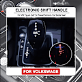 Miniatyrbild 2 av 5: DSG AT Synchronize Electronic Display Växelspaksknopp Växelspak Handboll LED Rött/Vit Ljus För VW Golf 6 Passat 7 Tiguan-Vit-Krom White-Chrome