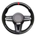 Miniatyrbild 1 av 6: Antisladd svart kolfibermocka cover till Mazda 3 Axela 2019 2020 2021 CX-30 2020 2020 2021 MX-30 2020 2021