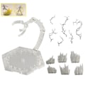 Miniatyrbild 1 av 7: Marksprickor Explosion Plattform Impact Effekt Modell Action Figur One Piece Ace Fire Scener Leksaker Specialeffekt Stativ Basleksak NO 39