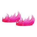 Miniatyrbild 1 av 7: Marksprickor Explosion Plattform Impact Effekt Modell Action Figur One Piece Ace Fire Scener Leksaker Specialeffekt Stativ Basleksak NO 13