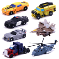 Miniatyrbild 5 av 6: Mini Transformers Toy Masterpiece Model Toys For Boy Action Figure Studio Series 8cm Hasbro Devastator Transformer Orange
