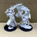 Miniatyrbild 3 av 7: Lot Pathfinder Battles Deep Cuts Nolzur's Fighter Orc Druid Pirates Goblin Wolf Rogue Monk Brädspel Miniatyrer Miniatyrer Leksaker Panther Leopard