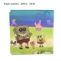 Miniatyrbild 6 av 7: Tecknad Sponge-Bob Barn Faovrs Födelsedagsfest Tillbehör Servis Set Fest Dekoration Kopp Tallrik Ballong Baby Shower Bakgrund Number-9
