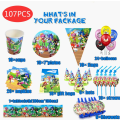 Miniatyrbild 1 av 7: Roblox Festtillbehör Ballonger Papperskopp Tallrik Engångsservis Set Barn Roblox Födelsedagsfest Dekoration Roblox Spelfest SNK-107