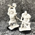Miniatyrbild 1 av 7: Lot Pathfinder Battles Deep Cuts Nolzur's Fighter Orc Druid Pirates Goblin Wolf Rogue Monk Brädspel Miniatyrer Miniatyrer Leksaker Goliath Barbarian