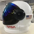 Miniatyrbild 1 av 7: Na-sa-astronauthjälm med rörligt visir, Cosplay Space Mask för vuxna, barn, pojkar födelsedagspresent, skolklassrumskostym Astronaut Helmet-US