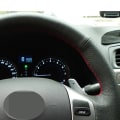 Miniatyrbild 4 av 6: Handsydd svart hög mjuk cover i konstläder för Lexus IS IS250 IS250C IS300 IS350 IS300C IS350C F SPORT