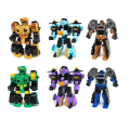 Miniatyrbild 2 av 7: Barn Robotleksak Samlarobjekt Transformerande Robot Flygplan Traktormodell Leksak Pojkar Flicka Robotmodell Leksak Transformering Bil Födelsedagspresent PURPLE