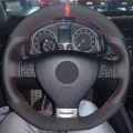Miniatyrbild 1 av 6: Cover svart mocka DIY Handsydd för Volkswagen Golf 5 Mk5 GTI VW Golf 5 R32 Passat R GT 2005