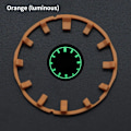 Miniatyrbild 1 av 5: För GA2100 GA2110 Luminous Hour Marker Dial Watch Pointer Scale Ring Index Modification Dial ga2110 Watch Mod Kit Tillbehör OrangeLuminous